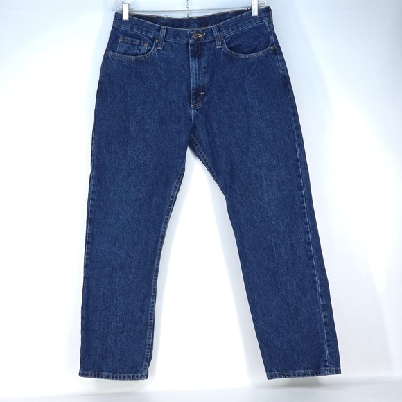 Wrangler Relaxed Fit Jeans 34x29 (32x29) Denim Straight Leg Classic Casual Pants - Picture 2 of 16